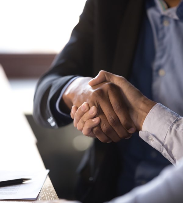 Handshake after a successful offer